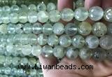 CPR364 15.5 inches 12mm faceted round prehnite gemstone beads