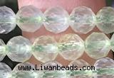 CPR375 15.5 inches 5mm faceted nuggets prehnite gemstone beads