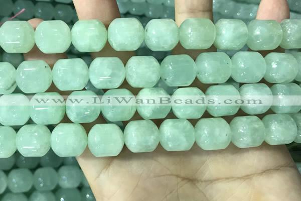 CPR384 15.5 inches 12*13mm tube prehnite gemstone beads