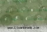 CPR415 15.5 inches 6mm faceted round natural prehnite beads