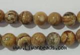 CPT453 15.5 inches 10mm round picture jasper beads wholesale