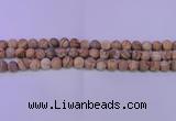 CPT520 15.5 inches 4mm round matte picture jasper beads