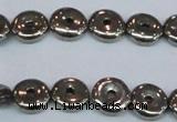 CPY574 15.5 inches 10mm donut pyrite gemstone beads wholesale