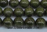 CPY754 15.5 inches 12mm round pyrite gemstone beads wholesale