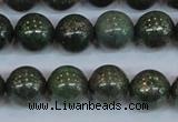 CPY764 15.5 inches 12mm round pyrite gemstone beads wholesale