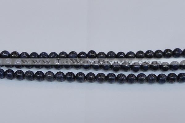 CPY773 15.5 inches 10mm round pyrite gemstone beads wholesale