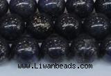 CPY775 15.5 inches 14mm round pyrite gemstone beads wholesale