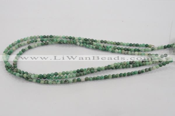 CQJ01 15.5 inches 4mm round Qinghai jade beads wholesale