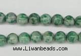 CQJ203 15.5 inches 8mm round Qinghai jade beads wholesale