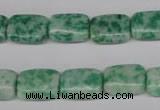 CQJ223 15.5 inches 10*14mm rectangle Qinghai jade beads wholesale