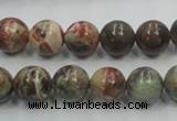 CRA02 15.5 inches 10mm round natural rainforest agate gemstone beads