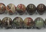 CRA03 15.5 inches 12mm round natural rainforest agate gemstone beads