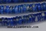 CRB1027 15.5 inches 2*6mm heishi lapis lazuli beads wholesale