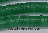 CRB1033 15.5 inches 2*7mm heishi green aventurine beads wholesale