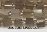 CRB1054 15.5 inches 4*6mm - 5*6mm faceted tyre moonstone beads