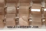 CRB1061 15.5 inches 5*8mm - 6*8mm faceted tyre moonstone beads