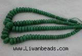 CRB1107 15.5 inches 5*8mm - 9*18mm rondelle green aventurine beads