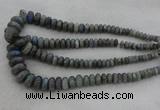 CRB1114 15.5 inches 5*8mm - 9*18mm rondelle labradorite beads