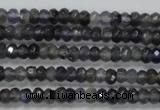 CRB117 15.5 inches 3*5mm faceted rondelle kyanite beads