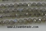 CRB1202 15.5 inches 3*4mm faceted rondelle labradorite beads