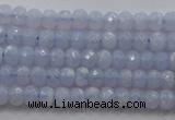 CRB123 15.5 inches 2.5*4mm faceted rondelle blue lace agate beads