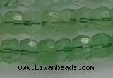 CRB1459 15.5 inches 5*8mm faceted rondelle green fluorite beads