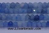 CRB1890 15.5 inches 2*3mm faceted rondelle aquamarine beads