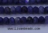 CRB1904 15.5 inches 2.5*4mm faceted rondelle sapphire beads