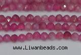 CRB1935 15.5 inches 2*3mm faceted rondelle pink tourmaline beads