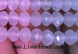 CRB1961 15.5 inches 3.5*5mm faceted rondelle white moonstone beads