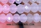 CRB1962 15.5 inches 4*6mm faceted rondelle white moonstone beads