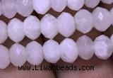 CRB1966 15.5 inches 4*6mm faceted rondelle white moonstone beads