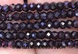 CRB1997 15.5 inches 2*3mm faceted rondelle black spinel beads