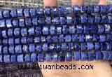 CRB2175 15.5 inches 9mm - 10mm faceted tyre sodalite beads