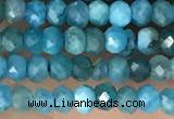 CRB2245 15.5 inches 2*3mm faceted rondelle apatite beads