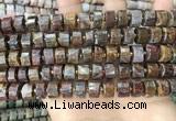 CRB2305 15.5 inches 7mm - 8mm faceted tyre pietersite beads