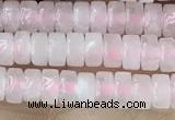 CRB2550 15.5 inches 2*4mm heishi rose quartz beads wholesale