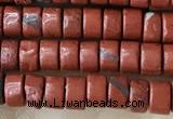 CRB2570 15.5 inches 2*4mm heishi red jasper beads wholesale