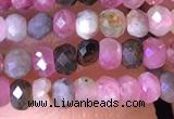 CRB2609 15.5 inches 2*3mm faceted rondelle tourmaline beads