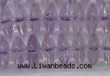 CRB262 15.5 inches 5*12mm rondelle amethyst gemstone beads