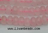 CRB2800 15.5 inches 4*6mm rondelle rose quartz beads wholesale