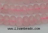 CRB2801 15.5 inches 5*8mm rondelle rose quartz beads wholesale