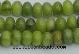 CRB2836 15.5 inches 5*8mm rondelle Chinese chrysoprase beads