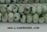 CRB2850 15.5 inches 4*6mm rondelle sesame jasper beads