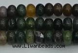 CRB2865 15.5 inches 4*6mm rondelle Indian agate beads