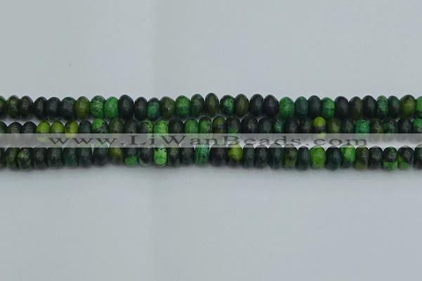 CRB2896 15.5 inches 5*8mm rondelle chrysocolla beads wholesale