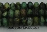 CRB2900 15.5 inches 4*6mm rondelle African turquoise beads