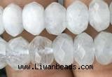 CRB3005 15.5 inches 5*8mm faceted rondelle aquamarine beads