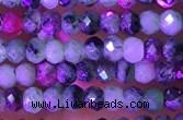 CRB3120 15.5 inches 2*3mm faceted rondelle tiny ruby zoisite beads