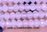 CRB3140 15.5 inches 2.5*4mm faceted rondelle tiny white moonstone beads